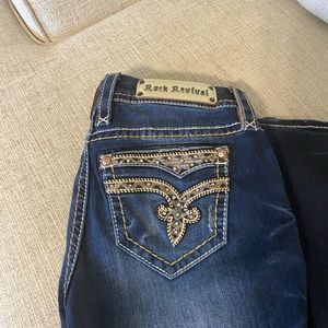 Women’s EUC Rock Revival Vivian 27 Mid Rise Curvy Boot Cut